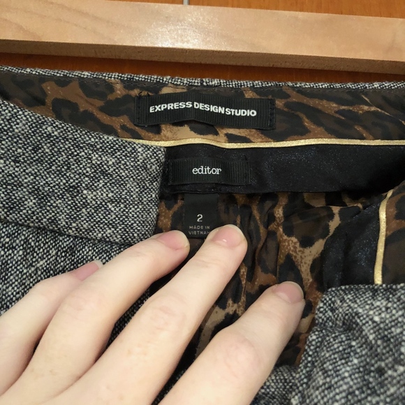 Express Design Studio Editor Trouser Pants, NWOT - Picture 4 of 5